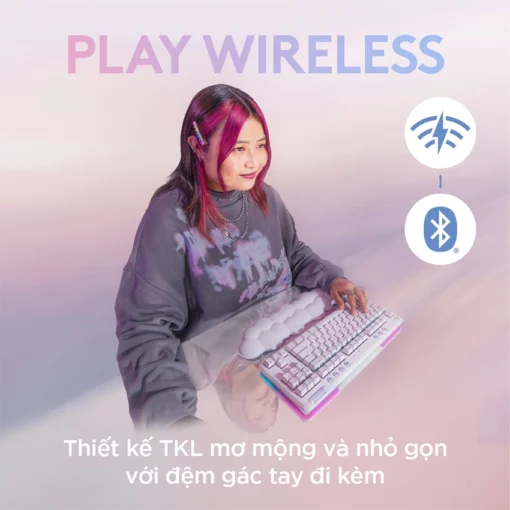 Bàn phím cơ Logitech G715 Wireless TKL