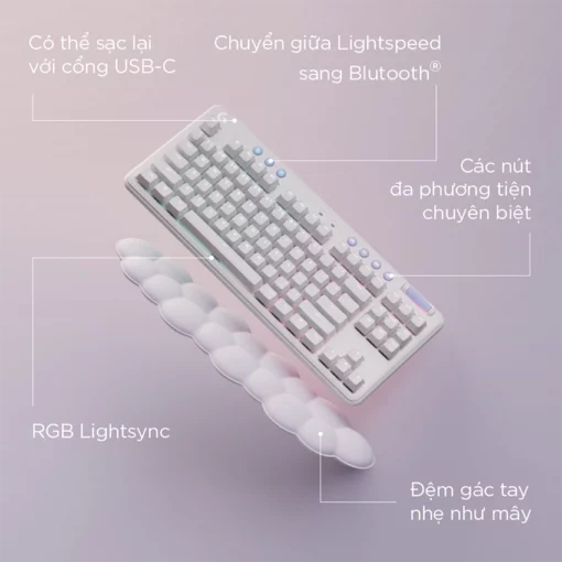 Bàn phím cơ Logitech G715 Wireless TKL