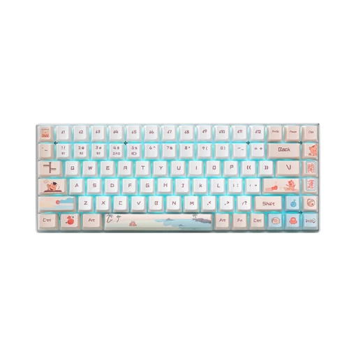 Bàn phím cơ Rapoo MT510PRO Blue Light Cat