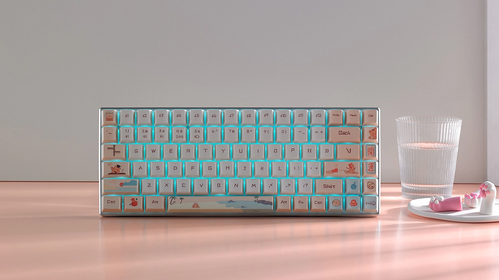 Bàn phím cơ Rapoo MT510PRO Blue Light Three Mode Mechanical