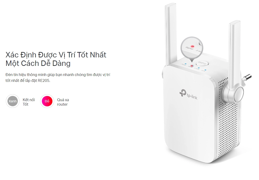 Bộ Mở Rộng Sóng WiFi TP-Link RE205 AC750