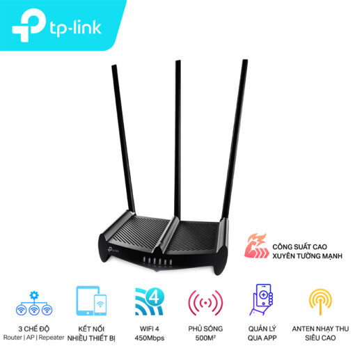 Bộ phát wifi TP-Link TL-WR941HP Wireless N450Mbps Chính hãng tại Nguyễn Vũ Store
