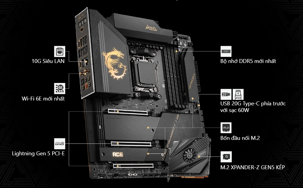 Mainboard MSI MEG X670E ACE