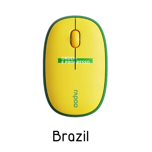 Chuột Rapoo M650 Silent - Phiên Bản World Cup 2022 Brazil