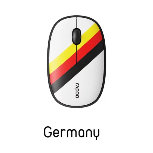 Chuột Rapoo M650 Silent - Phiên Bản World Cup 2022 Germany