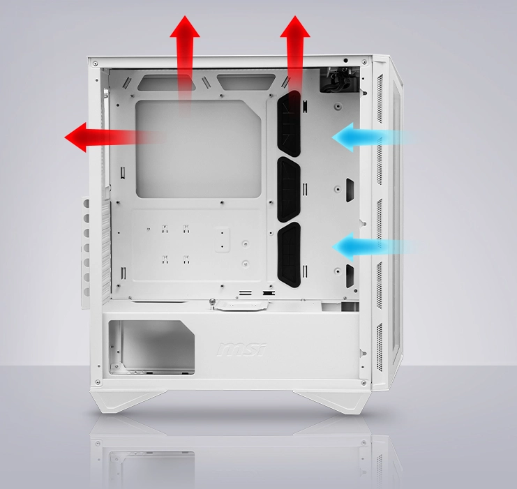 Vỏ Case MSI MPG GUNGNIR 110R White Mid-Tower