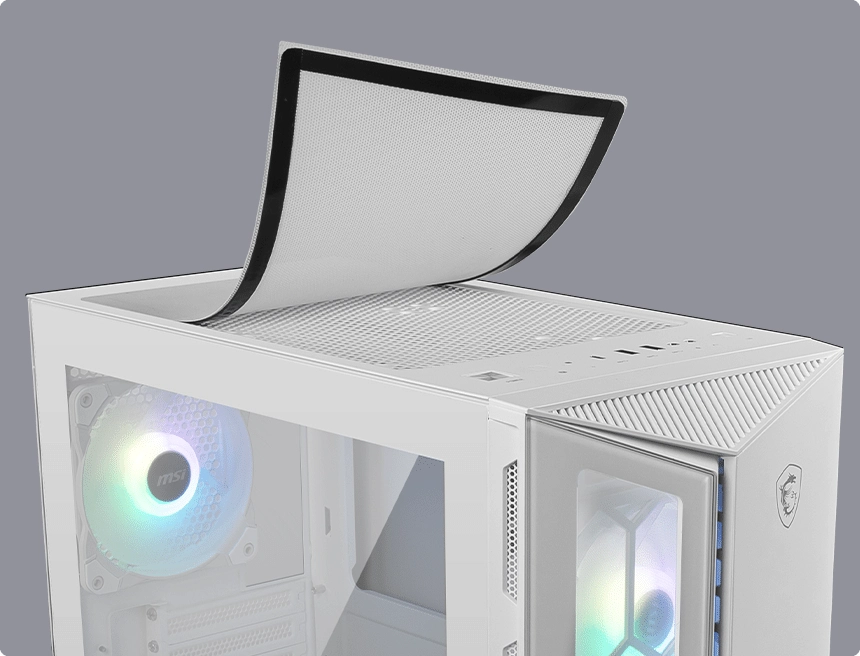 Vỏ Case MSI MPG GUNGNIR 110R White Mid-Tower