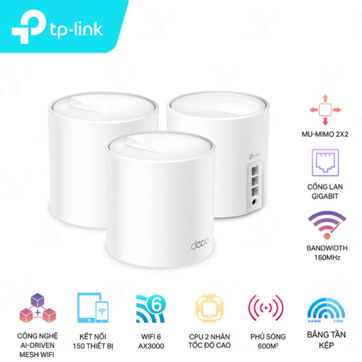 Wifi Mesh Tp-Link Deco X50 WIFI 6 AX3000 giá tốt