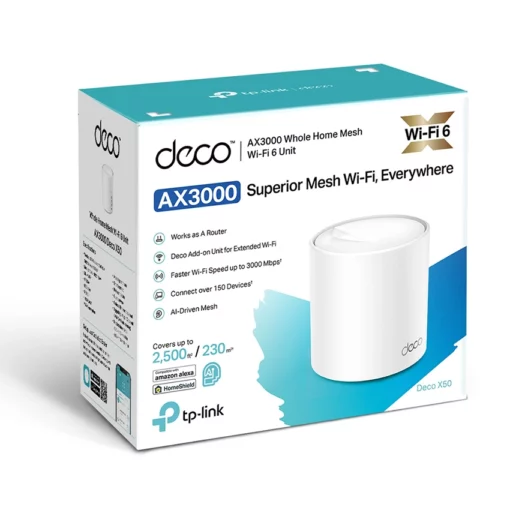 Wifi Mesh Tp-Link Deco X50 WIFI 6 AX3000 Chính hãng tại Nguyễn Vũ Store