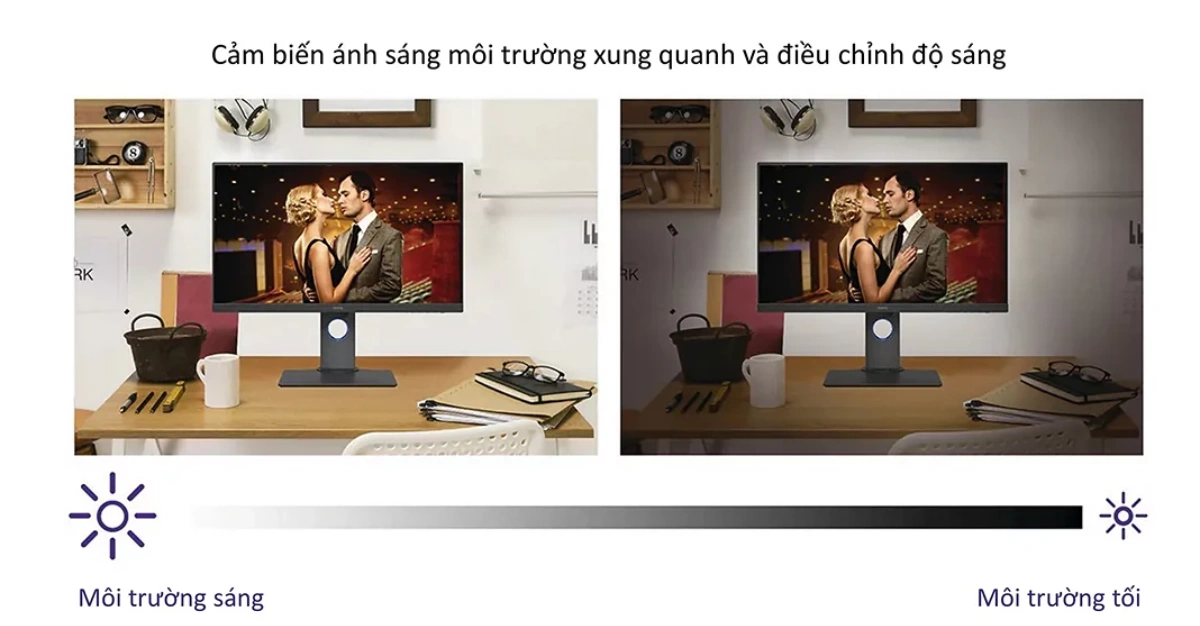 Màn hình BenQ GW2780 cảm biến ánh sáng