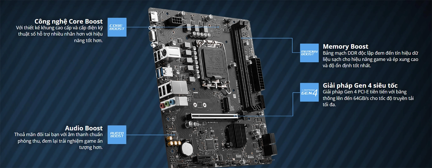 Mainboard MSI PRO H610M-E DDR4