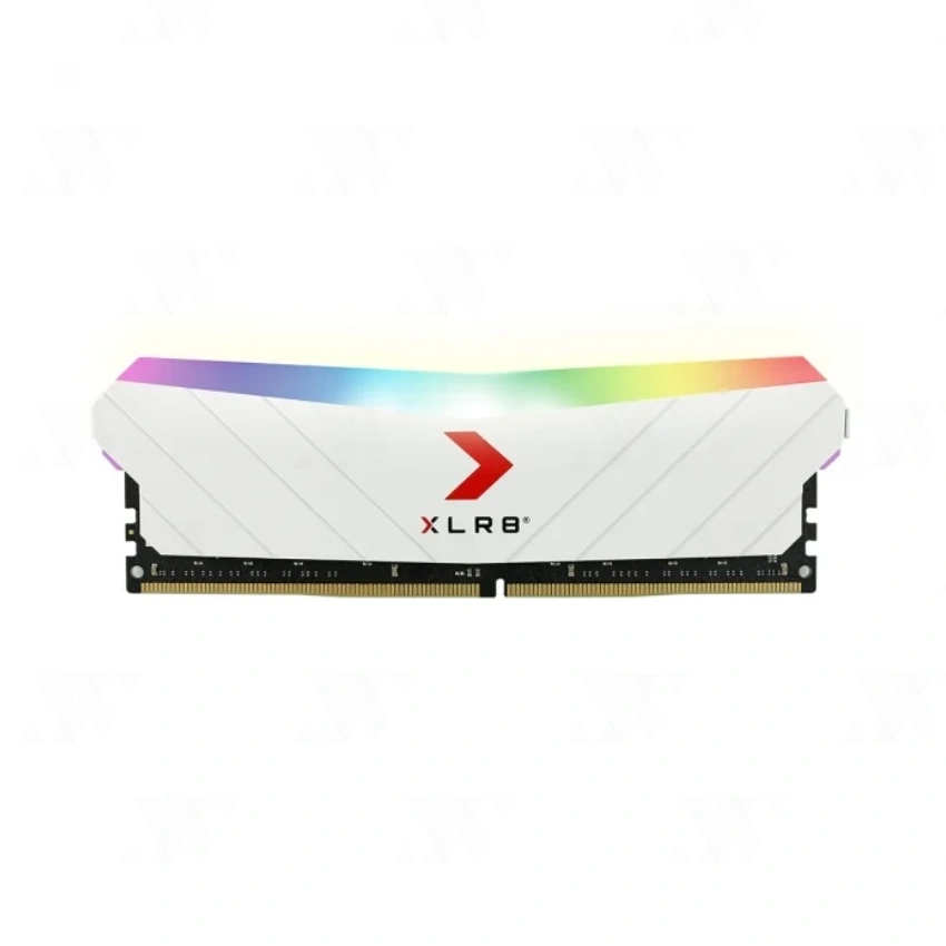 Ram PNY XLR8 Gaming RGB 8/ 16GB DDR4 3200MHz (White/ Black)