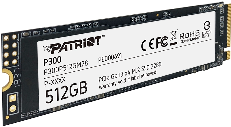 SSD PATRIOT P300 M.2 2280 PCIE GEN 3×4