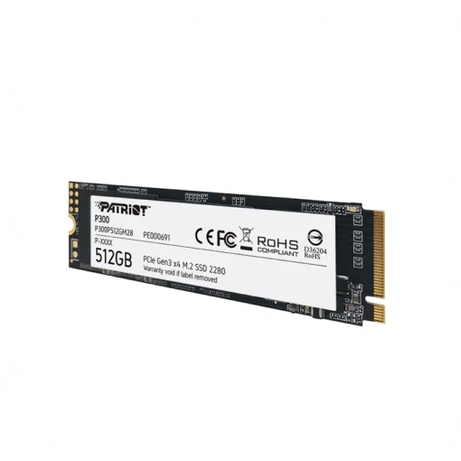 SSD PATRIOT P300 M.2 2280 PCIE GEN 3×4 512 Gb