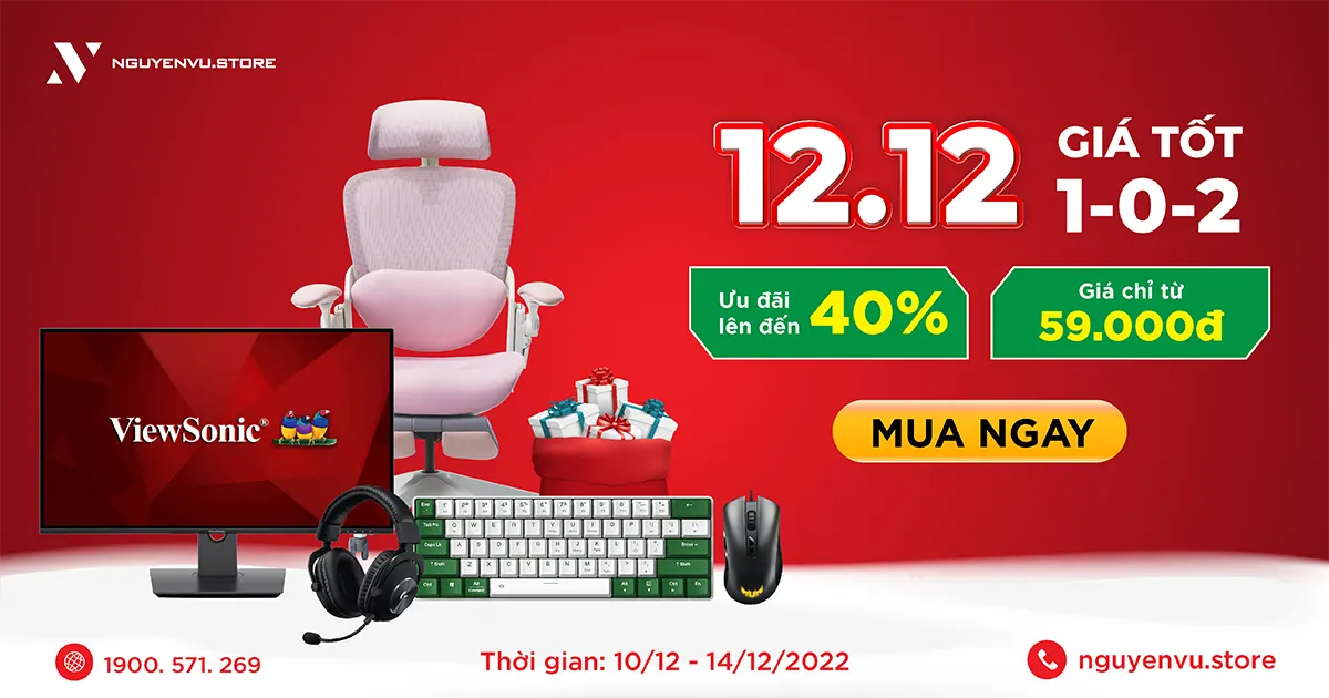 [12.12] GIÁ TỐT 1-0-2 | Ưu đãi đến 40%