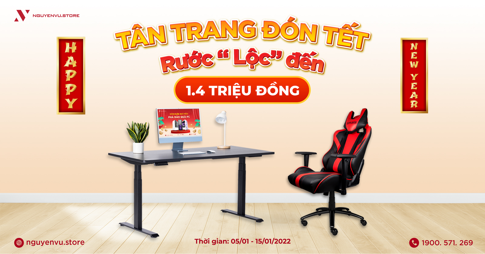 TÂN TRANG ĐÓN TẾT - Rước "Lộc" đến 1.4 TRIỆU ĐỒNG