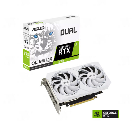 Asus Dual GeForce RTX 3060 White OC Edition 8GB GDDR6 Chính hãng
