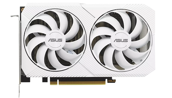 Card màn hình Asus Dual GeForce RTX 3060 White OC Edition 8GB GDDR6