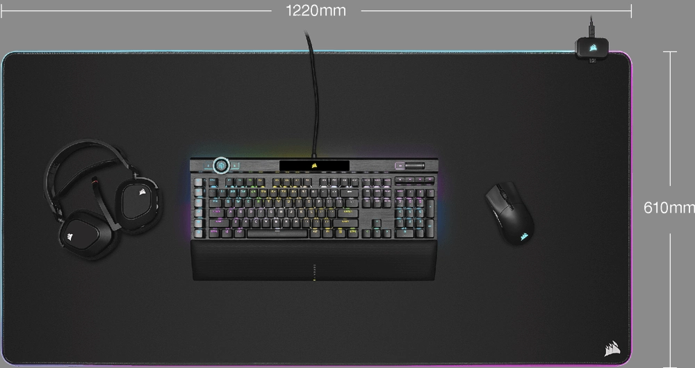 Bàn di chuột Corsair MM700 RGB Extended 3XL Chính hãng