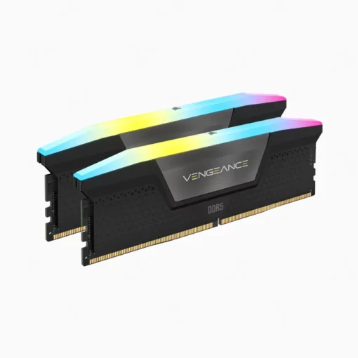 Kit Ram Corsair Vengeance RGB DDR5 32GB (2 x 16GB) 5200MHz C40 Đen