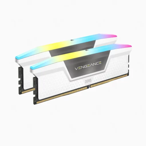 Kit Ram Corsair Vengeance RGB DDR5 32GB (2 x 16GB) 5200MHz C40 Trắng