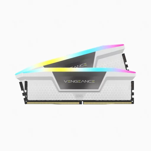 Kit Ram Corsair Vengeance RGB DDR5 32GB (2 x 16GB) 5200MHz C40 Trắng