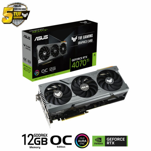 Card màn hình Asus TUF RTX 4070TI OC 12G