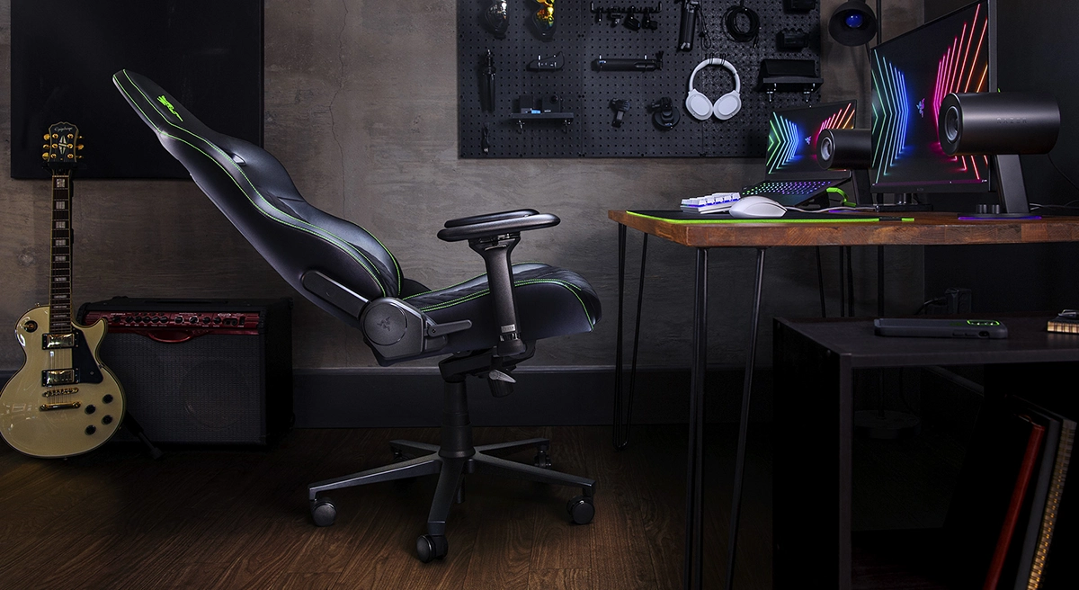 Ghế Gaming Razer Enki X - Black/Green