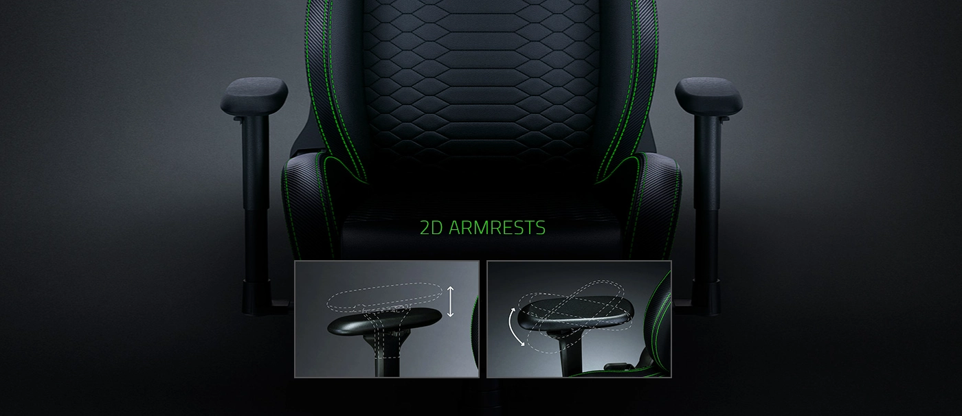 Ghế Gaming Razer Iskur X - Black Green (RZ38-02840100-R3U1) Chính hãng