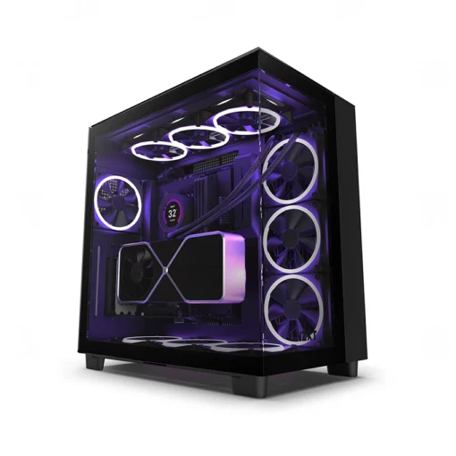 Vỏ Case NZXT H9 Elite Đen