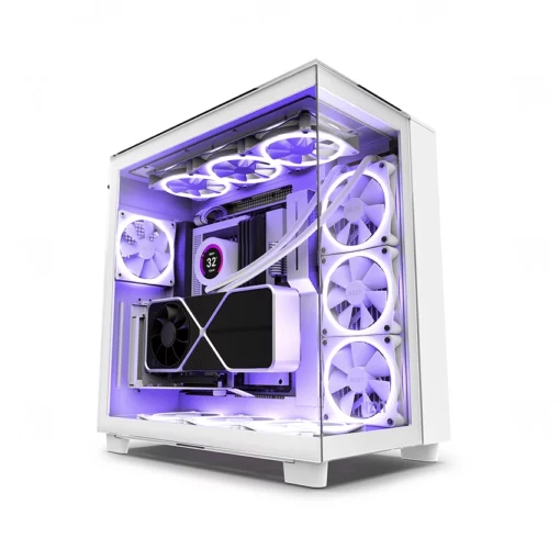 Vỏ Case NZXT H9 Elite Trắng