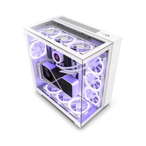 Vỏ Case NZXT H9 Elite Trắng