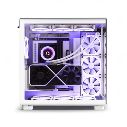 Vỏ Case NZXT H9 Elite Trắng