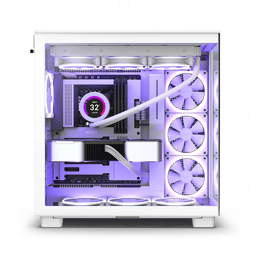 Vỏ Case NZXT H9 Flow white