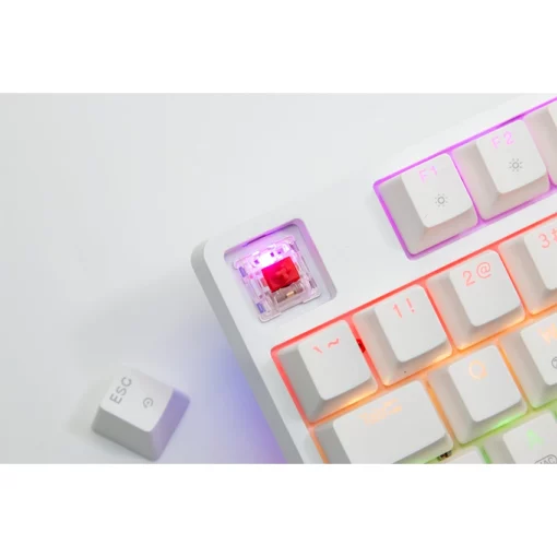 Bàn phím cơ Fuhlen D87s RGB trắng