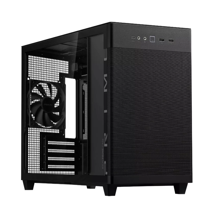 Vỏ Case ASUS Prime AP201 MicroATX Mặt Kính Màu Đen giá tốt tại Cần Thơ