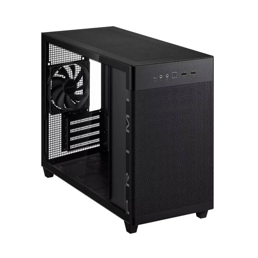 Vỏ Case ASUS Prime AP201 MicroATX Mặt Kính Màu Đen giá rẻ ưu đãi