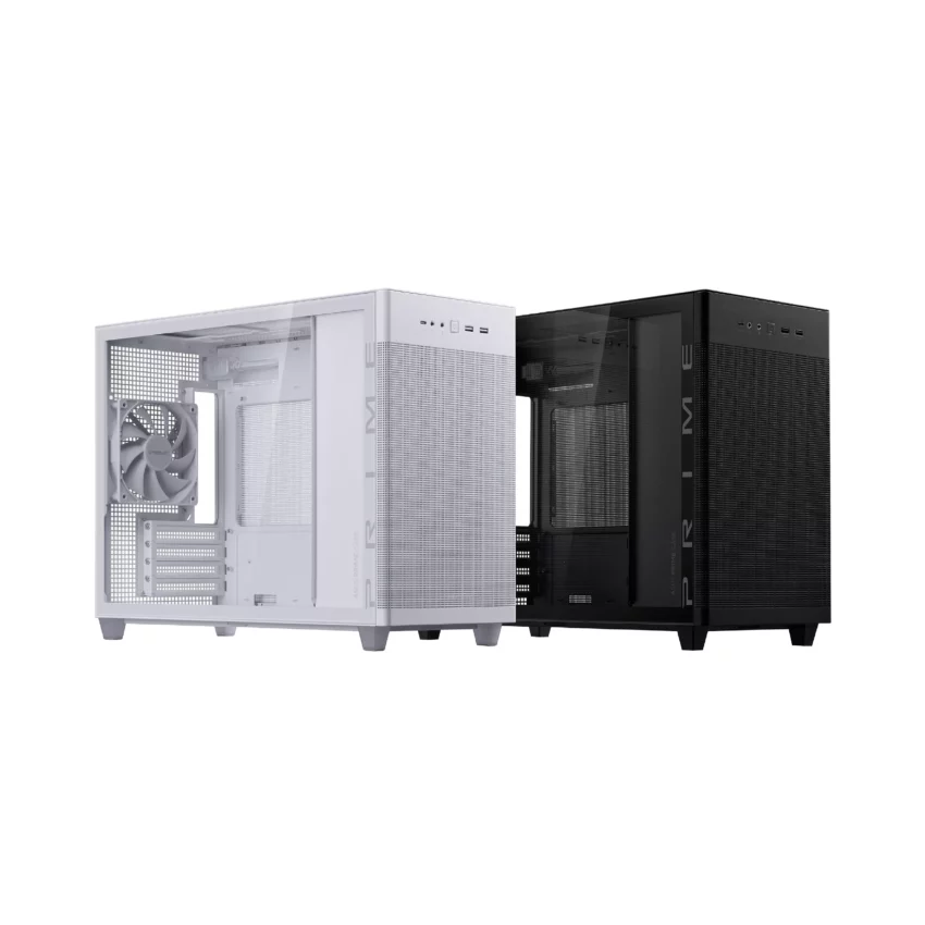 Vỏ Case ASUS Prime AP201 MicroATX Mặt Kính Màu Đen giá rẻ