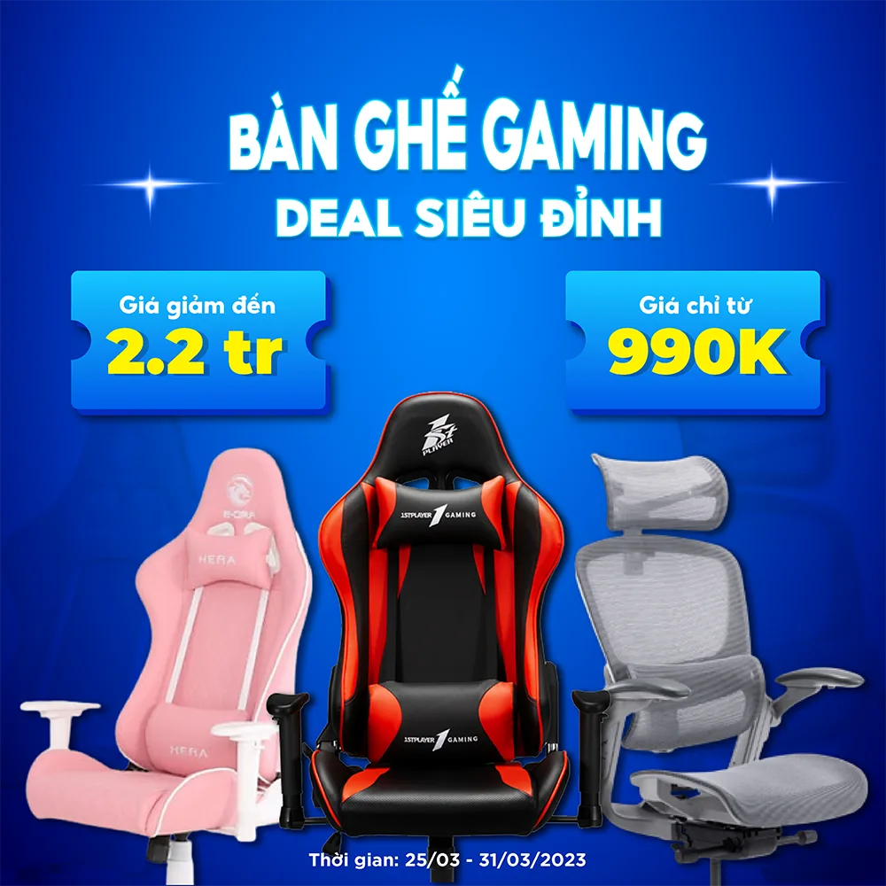 Bàn Ghế Gaming Deal Cực Đỉnh