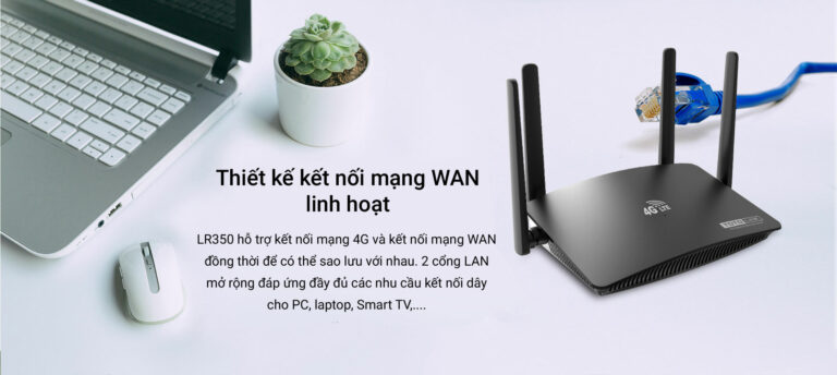 Bộ định tuyến không dây Totolink LR350 4G LTE chính hãng  tại Cần Thơ