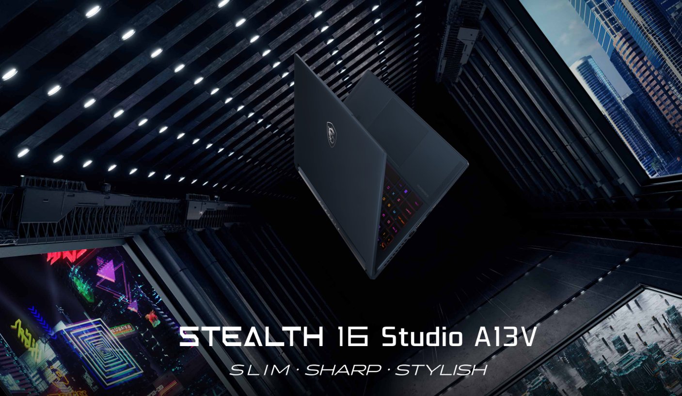 Laptop Gaming MSI Stealth 16 Studio A13VG-057VN hoàn toàn mới