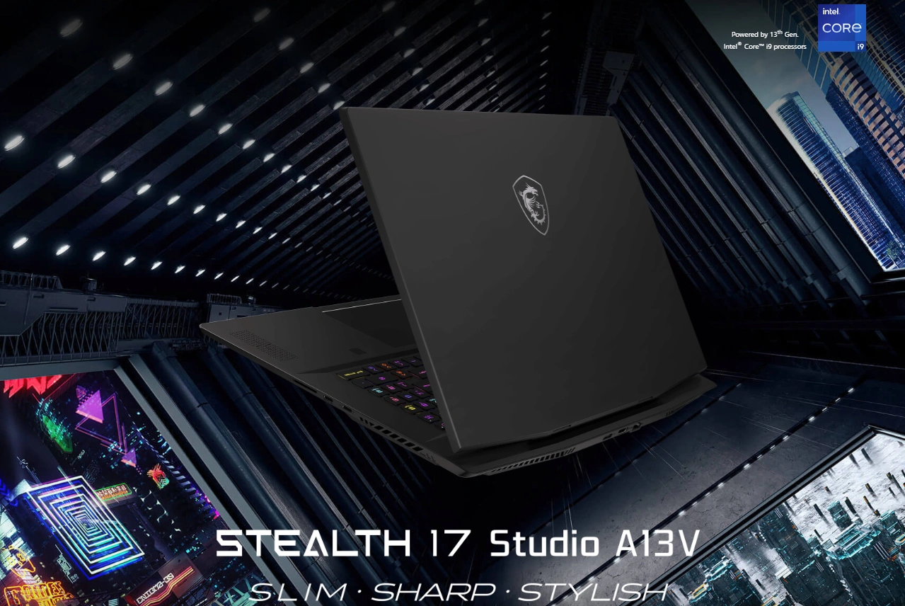 Laptop Gaming MSI Stealth 17 Studio A13V HOÀN TOÀN MỚI