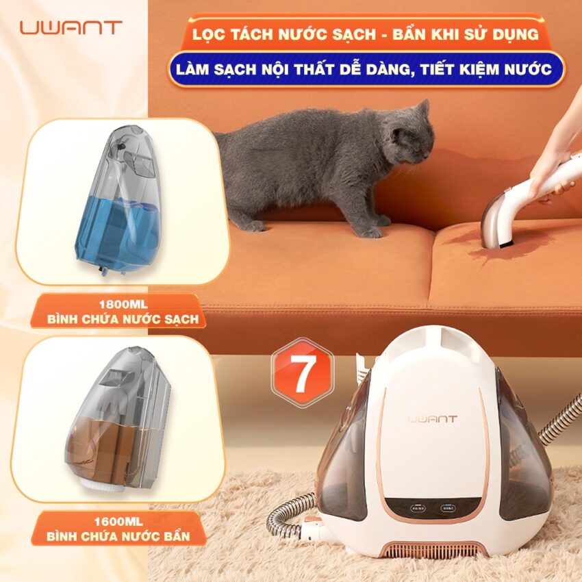 Máy Giặt Cầm Tay Spot Cleaner Uwant B100