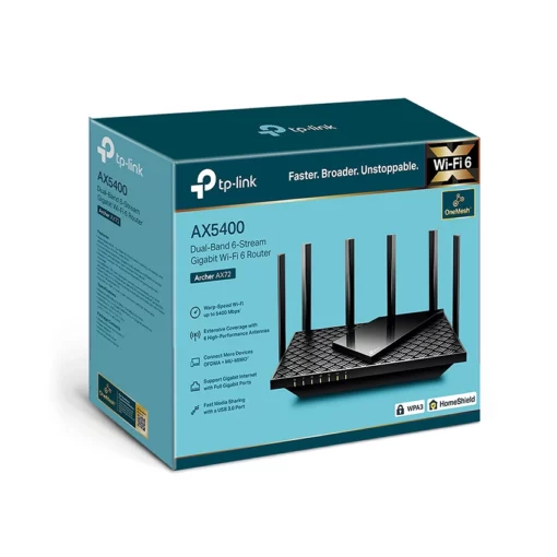 Router Wi-Fi Archer AX72 Chính hãng