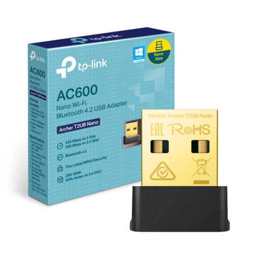 TP-link Archer T2UB AC600 - USB WiFi Nano Bluetooth 4.2 Chính Hãng