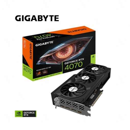 Card Màn Hình Gigabyte GeForce RTX 4070 WINDFORCE OC 12G (GV-N4070WF3OC-12GD) ưu đãi tại Cần Thơ