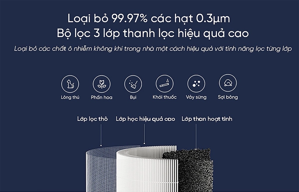 Lõi lọc diệt khuẩn cho máy lọc không khí Levoit Core 200S-RF ưu đãi giá rẻ tại Cần Thơ