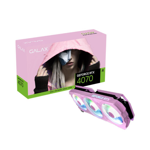 Card màn hình Galax GeForce RTX 4070 EX Gamer Pink