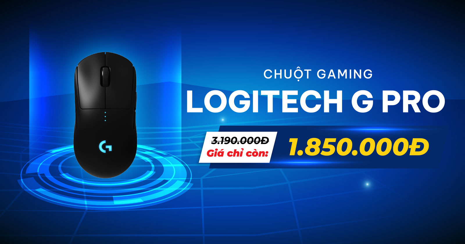 [Flash Sale] Logitech G Pro Wireless giá chỉ còn 1.850.000Đ