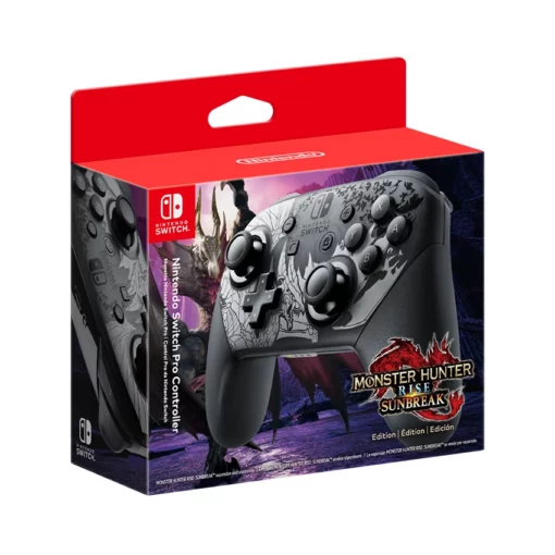 Tay cầm Nintendo Switch Pro Controller - Monster Hunter Rise Sunbreak Edition